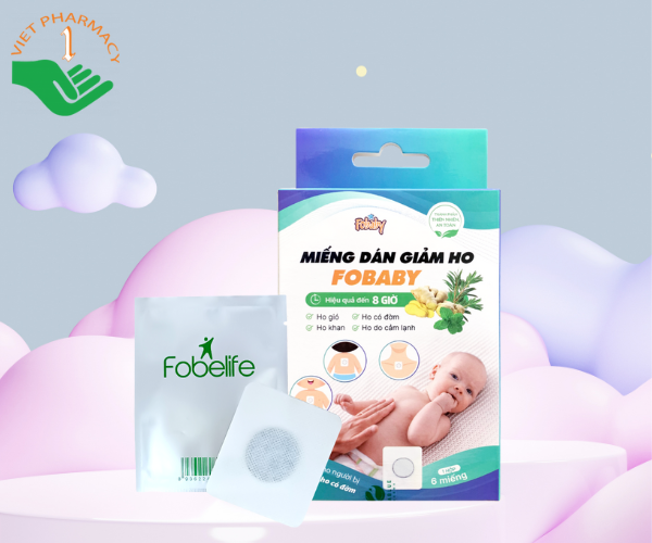 Miếng dán giảm ho Fobaby