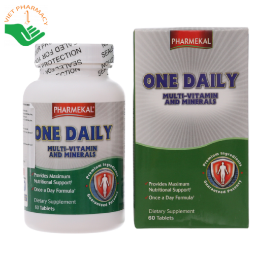 Viên uống bổ sung vitamin, tăng đề kháng One Daily Multivitamin - Minerals (Hộp 60 viên)