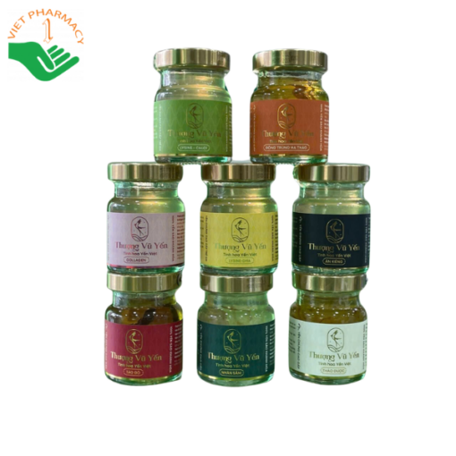 Yến chưng cao cấp mix 6 vị Thượng Vũ Yến (Hộp 6 lọ)