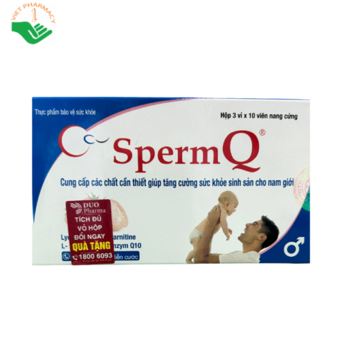 SpermQ - Viên uống tăng cường sức khỏe sinh sản cho nam giới