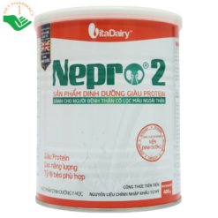 Sữa Nepro 2 VitaDairy bổ sung dinh dưỡng giàu protein dành cho người bệnh thận (400g)