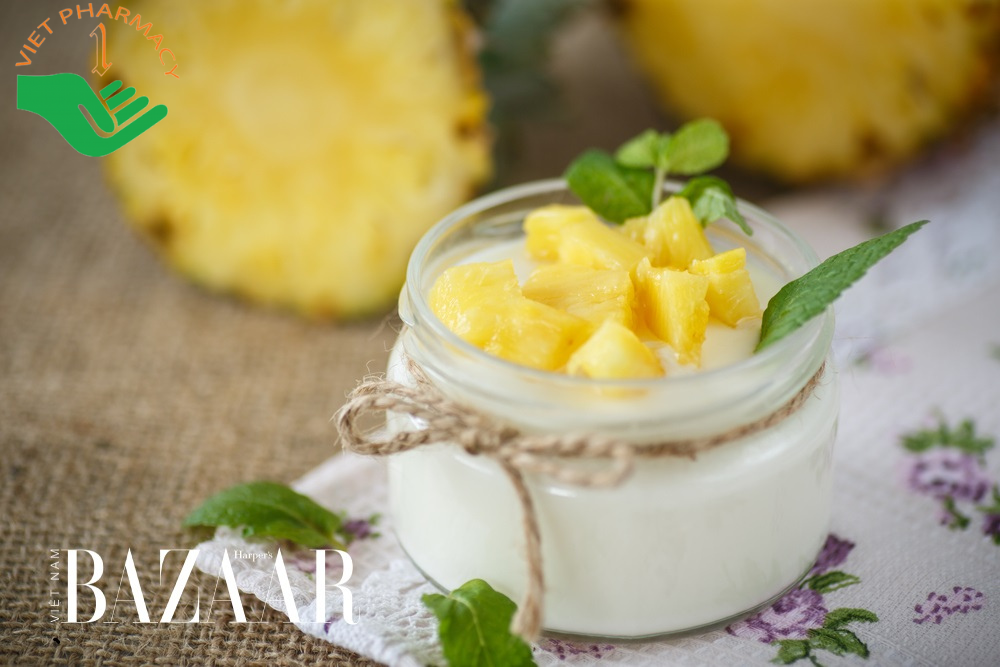 Sữa chua giảm cân từ dứa