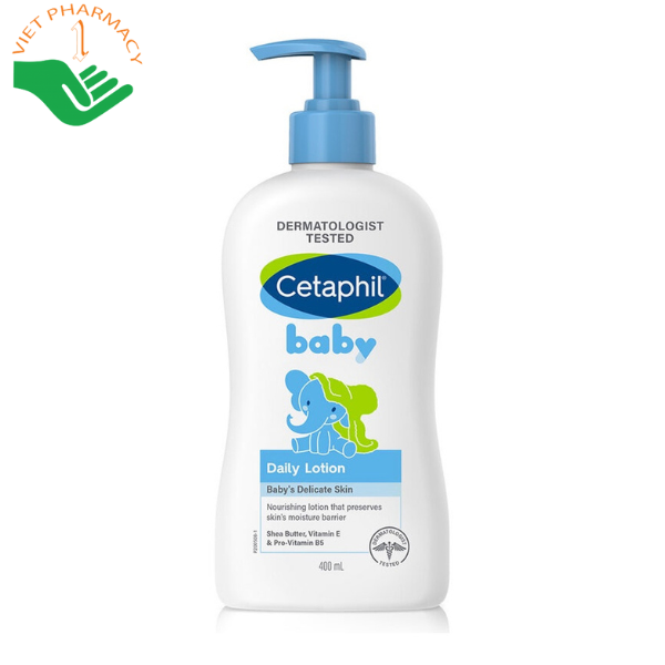 Sữa dưỡng ẩm toàn thân cho bé Cetaphil Baby Daily Lotion