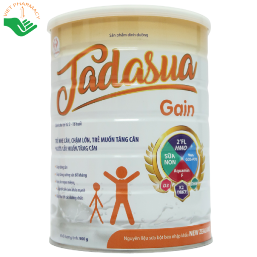 Sữa Gain Tadasua cho trẻ nhẹ cân, chậm lớn, trẻ muốn tăng cân (900g)