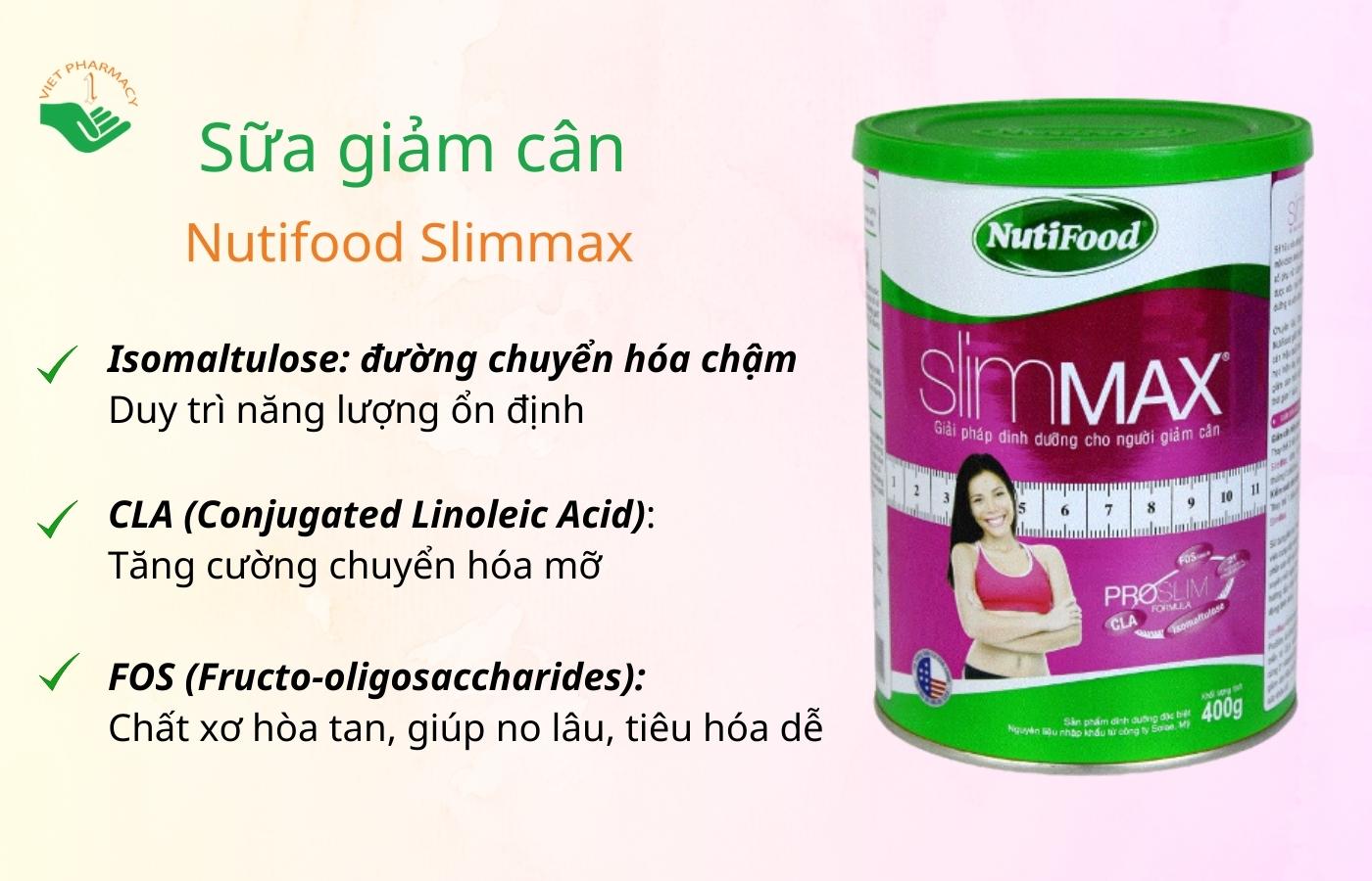 Sữa giảm cân Nutifood Slimmax