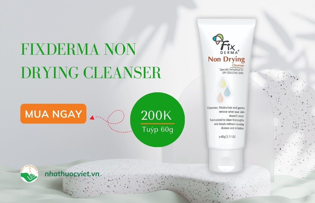 Sữa rửa mặt Fixderma Non Drying Cleanser