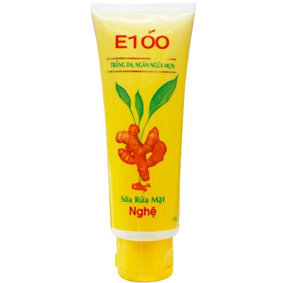 Sữa rửa mặt nghệ E100 ngừa mụn