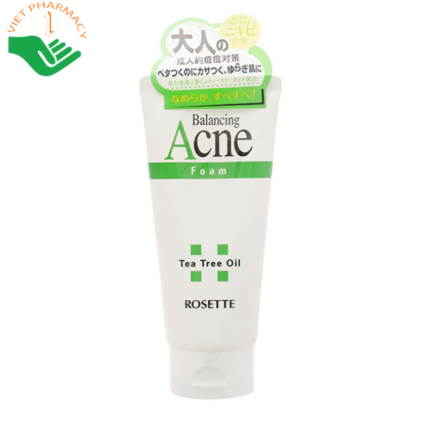 sua-rua-mat-rosette-acne-balancing-foam201-1 Sữa rửa mặt Rosette Acne Balancing Foam