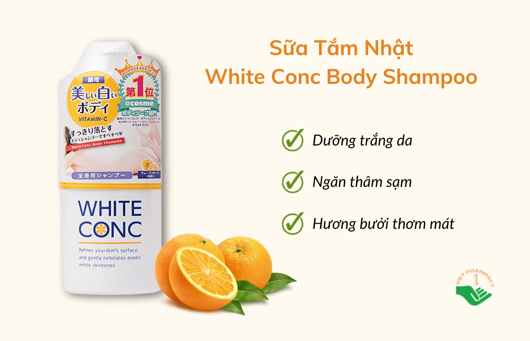 Sữa tắm trắng da Yukina - Nhật Bản