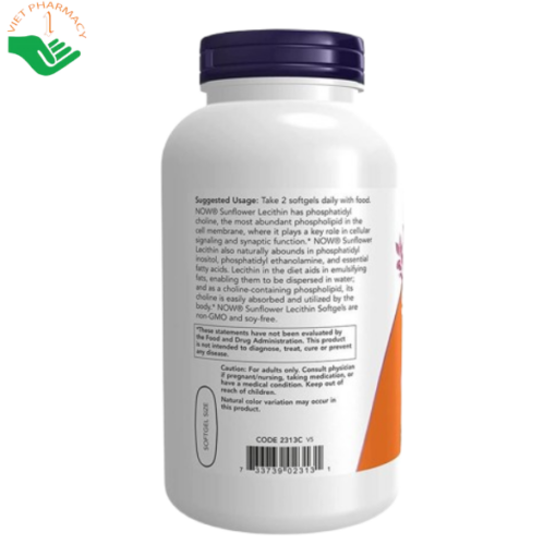 Viên uống Sunflower Lecithin 1200mg