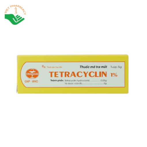 Thuốc mỡ tra mắt Tetracyclin 1% Medipharco