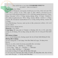 Fitobimbi Immuno - Siro bổ sung Vitamin, khoáng chất cho bé