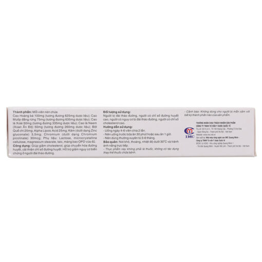 Glutex (Hộp 30 viên) - Hỗ trợ chuyển hóa, hạ đường huyết