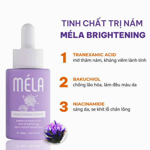 Tìm hiểu thêm serum trị nám sáng da Méla Brightening