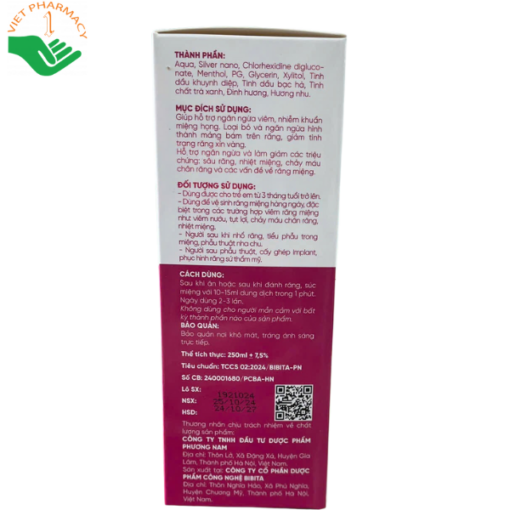 Nước súc miệng Dr.Kin Gingival 250ml