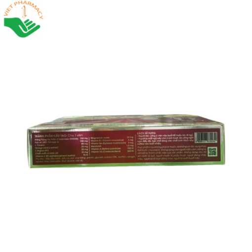 Thực phẩm bảo vệ sức khỏe Mexthemaz đông trùng ăn ngủ ngon 30 viên
