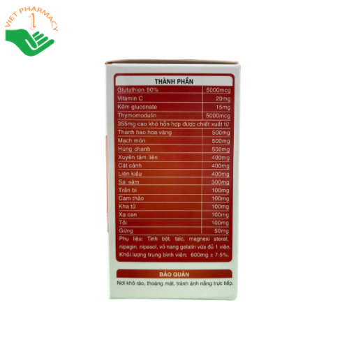 Viên uống Virpharm bổ phổi Diamond 30 viên