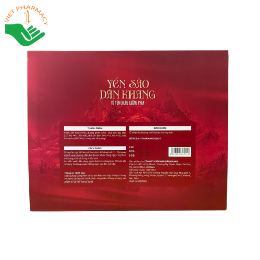 Yến sào dân khang, tổ yến chưng đường phèn (lọ 70ml)