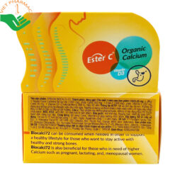 BioCalci 72 bổ sung Canxi, Vitamin D3 giúp xương chắc khỏe