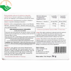 Viên ngậm Manukan Cinnamon hỗ trợ bổ phổi, giảm ho