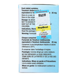 Thuốc Hepbest 25mg (Chai 30 viên) giúp điều trị viêm gan B