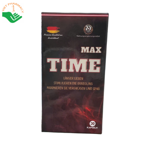 Thực phẩm bảo vệ sức khỏe  Max Time (lọ 30 viên)