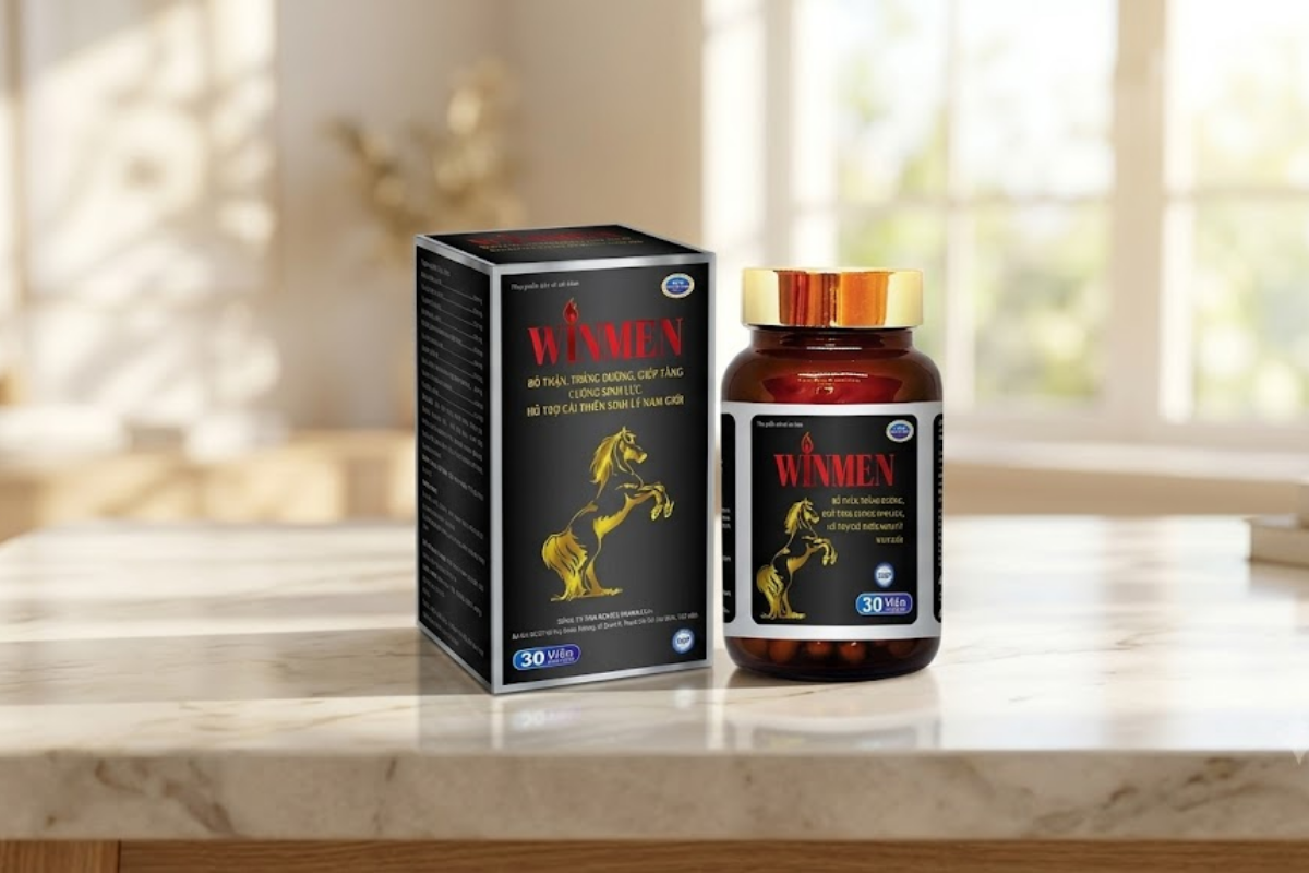 Viên bổ thận tráng dương Winmen, hỗ trợ tăng cường sức khỏe nam giới
