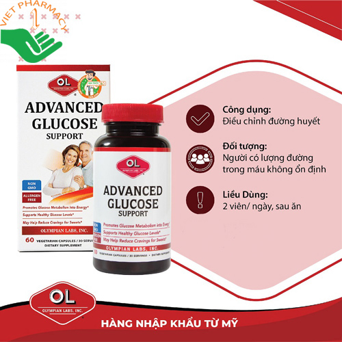 Thực phẩm chức năng Advanced Glucose Support.