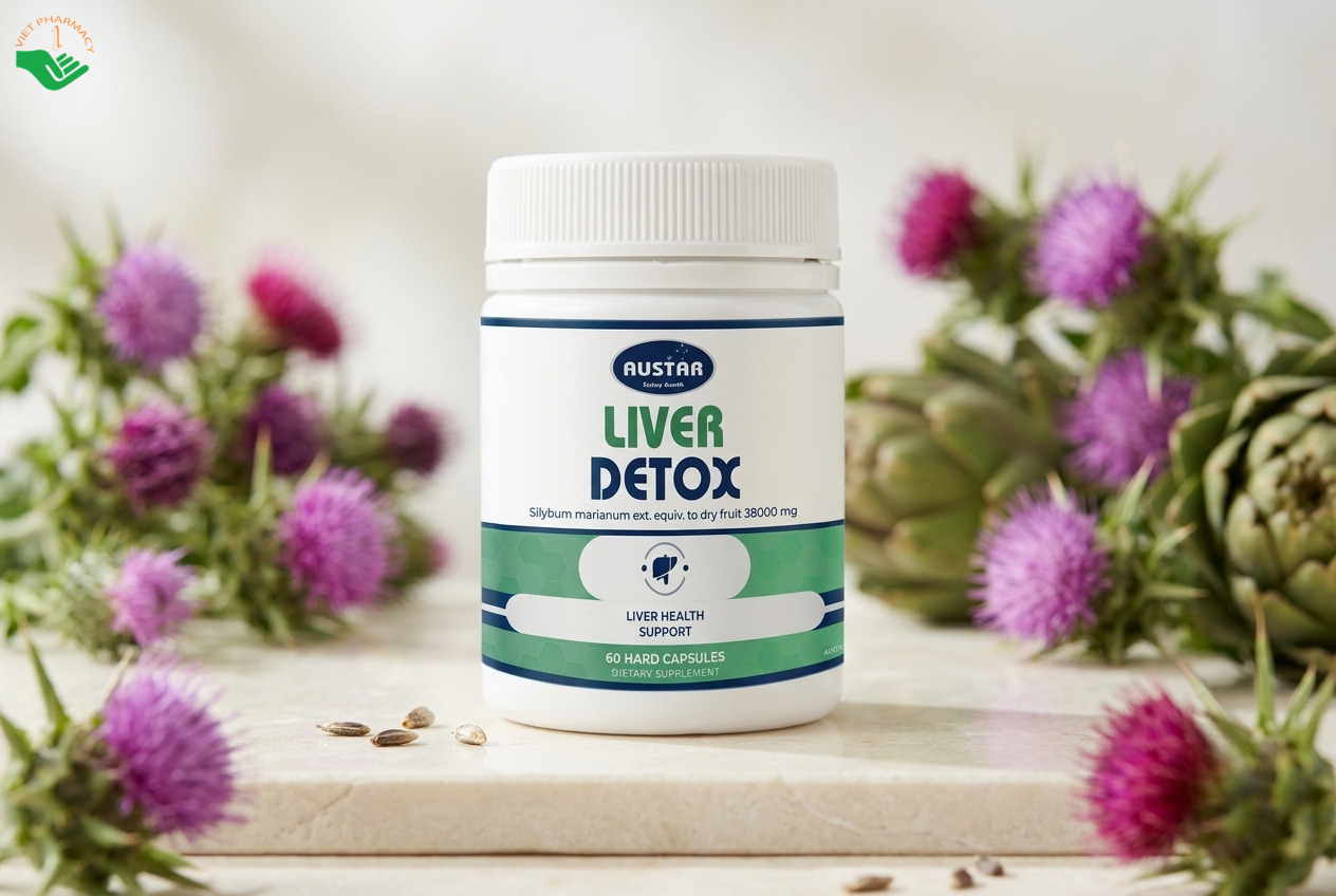 Thực phẩm chức năng hỗ trợ gan nhiễm mỡ Austar Liver Detox
