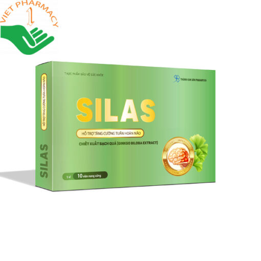 Hoạt huyết dưỡng não SILAS (Hộp 10 viên)