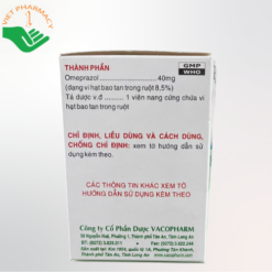 Thuốc chống loét dạy dày Vaco Omez 40