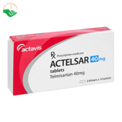 Thuốc Actelsar 40mg Actavis điều trị tăng huyết áp vô căn (2 vỉ x 14 viên)
