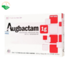 Thuốc Augbactam 1g Mekophar hỗ trợ điều trị nhiễm khuẩn đường hô hấp (2 vỉ x 7 viên)