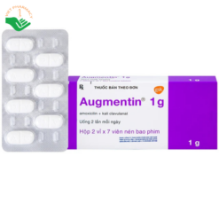 Thuốc Augmentin 1g GSK điều trị nhiễm khuẩn (2 vỉ x 7 viên)