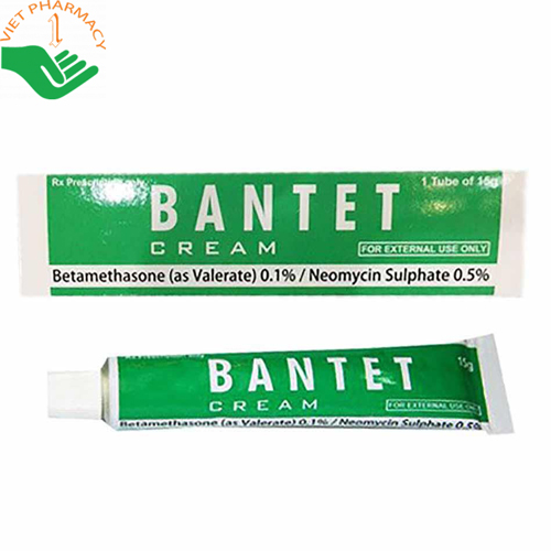 thuốc BANTET Cream điều trị các bệnh ngoài da hiệu quả.