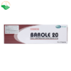 Thuốc Barole 20 trị viêm loét do trào ngược dạ dày, thực quản (10 vỉ x 10 viên)