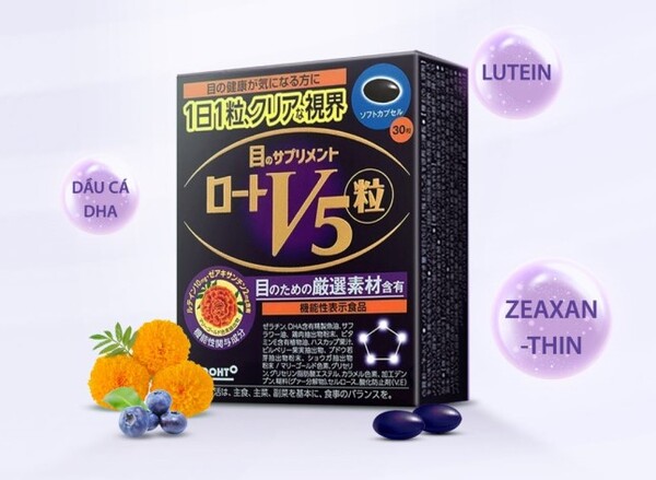 Thuốc bổ mắt của Nhật Bản Rohto V5