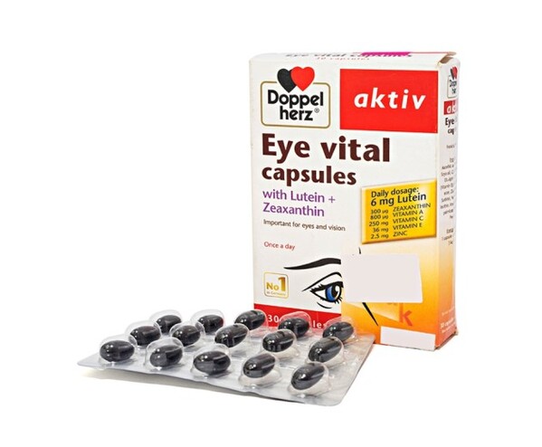 Thuốc bổ mắt Doppelherz Aktiv Eye Vital Capsules