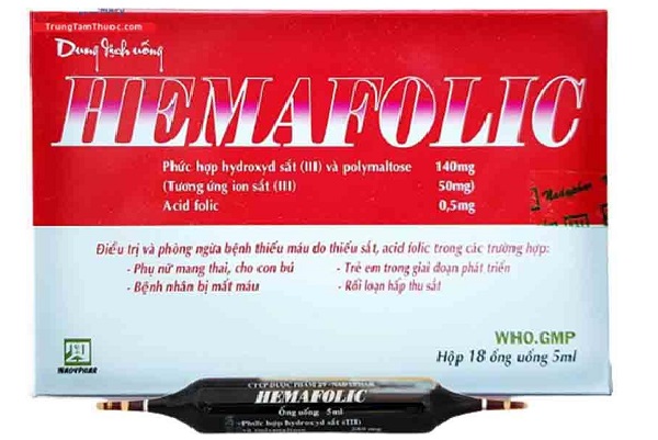 Thuốc bổ máu Hemafolic