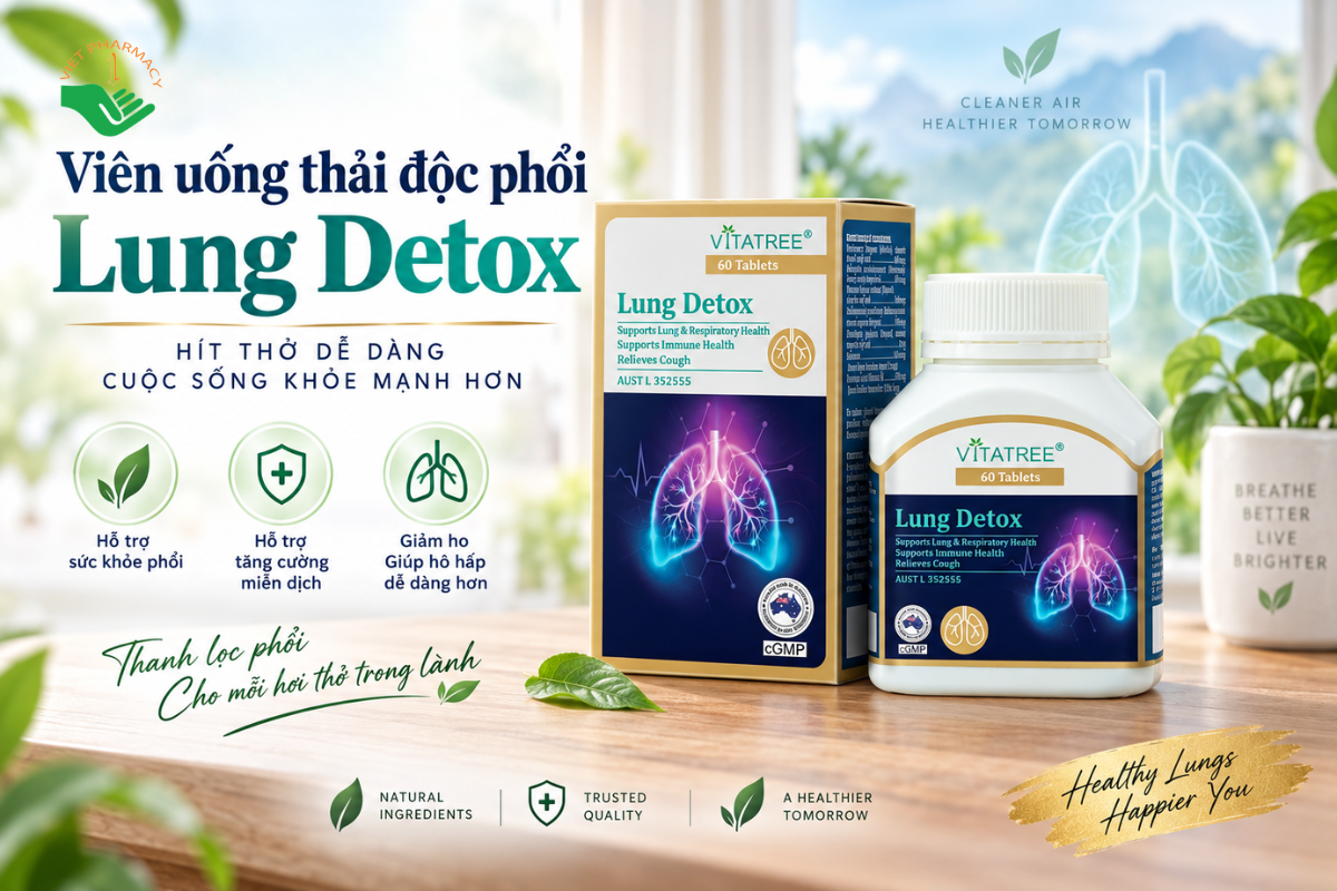 Viên uống thải độc phổi Lung Detox
