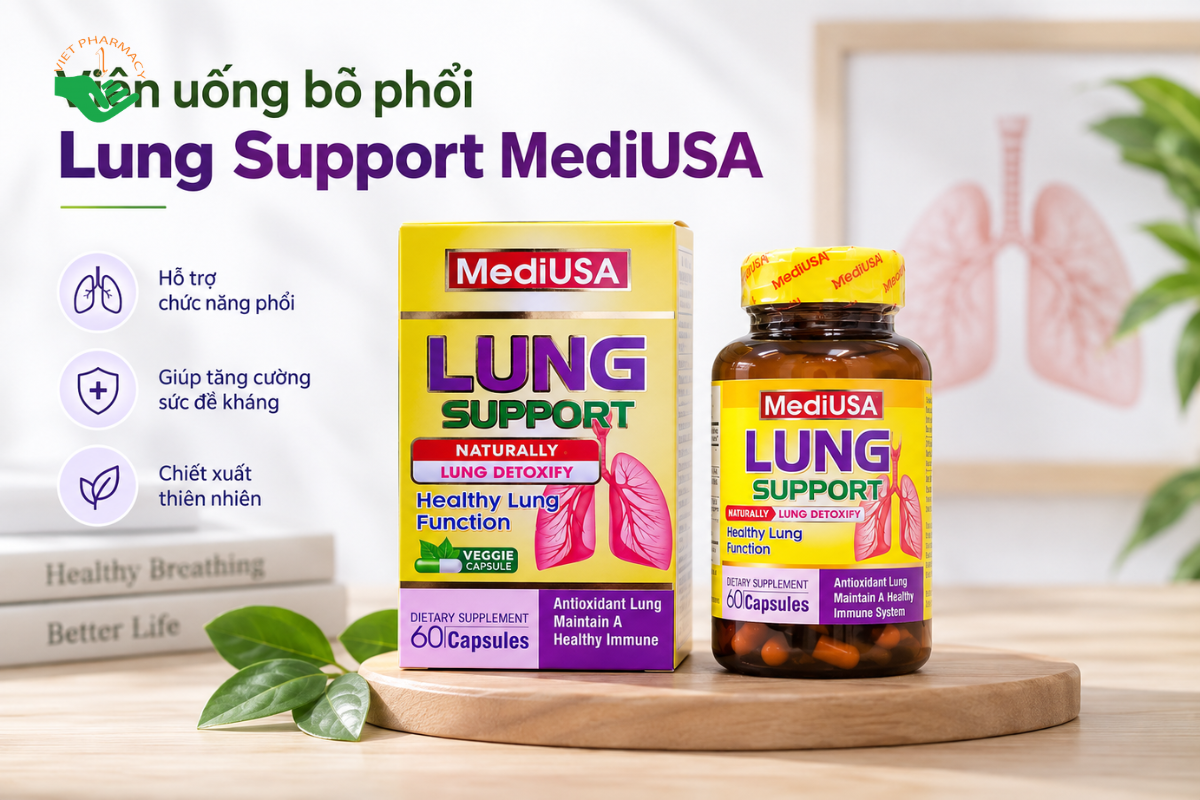 Viên uống Lung Support MediUSA