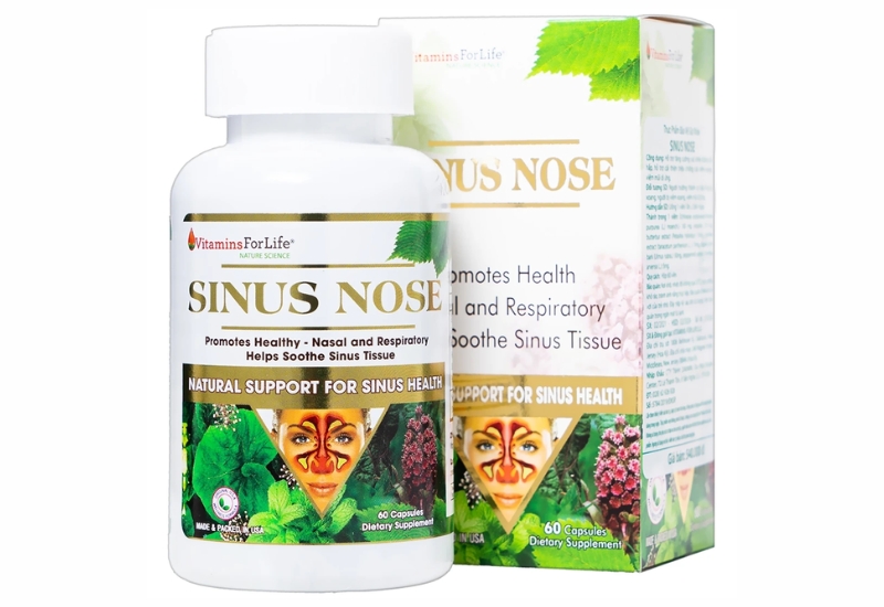 Viên uống bổ phổi Sinus Nose Vitamins For Life