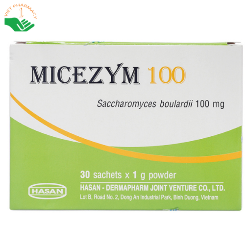 Thuốc bột Micezym 100 bổ sung để phòng ngừa và trị tiêu chảy (30 gói x 1g)