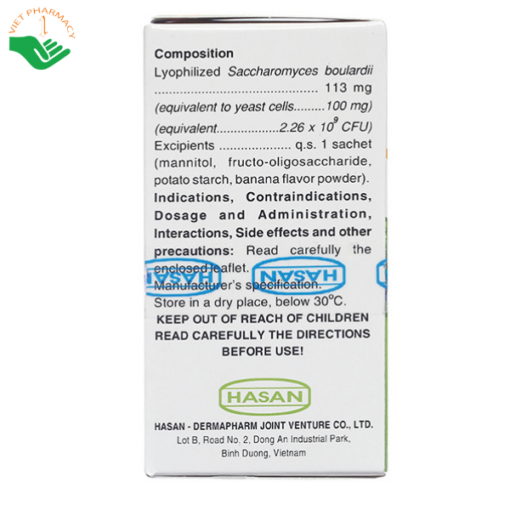 Thuốc bột Micezym 100 bổ sung để phòng ngừa và trị tiêu chảy (30 gói x 1g)