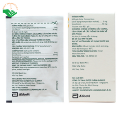 Thuốc bột uống Glomoti-M 5/50 Sachet trị triệu chứng nôn và buồn nôn (12 gói x 1.5g)