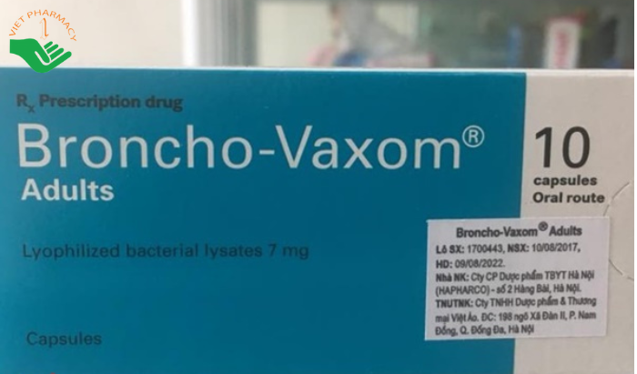 Thuốc Broncho-Vaxom điều trị nhiễm khuẩn đường hô hấp, tăng cường miễn dịch (10 viên)
