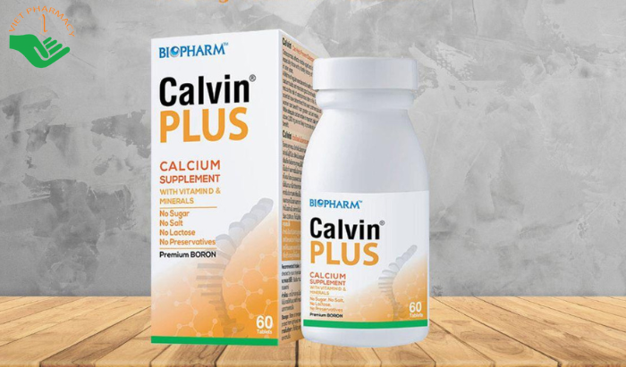 Thuốc Calvin Plus Biopharm phòng ngừa và điều trị thiếu vitamin D và thiếu canxi (10 vỉ x 6 viên)
