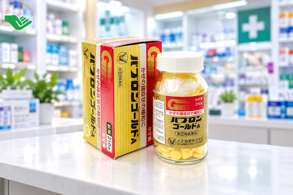 Thông tin về thuốc cảm Nhật Taisho Pabron Gold A