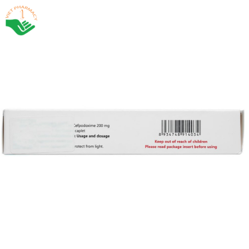 Thuốc Cefpobiotic 200mg Medipharco điều trị nhiễm khuẩn (2 vỉ x 10 viên)
