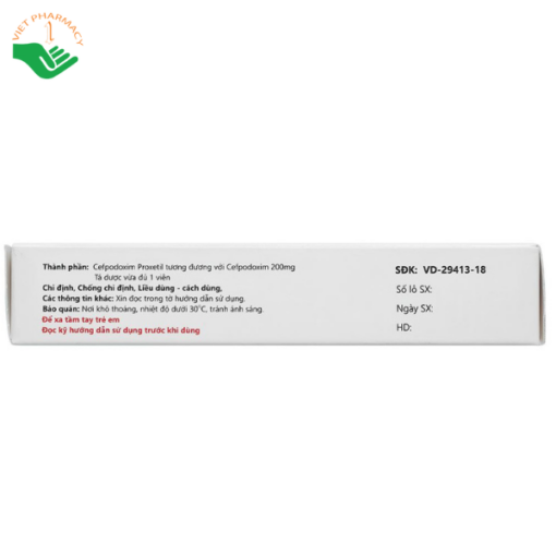 Thuốc Cefpobiotic 200mg Medipharco điều trị nhiễm khuẩn (2 vỉ x 10 viên)